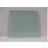 HOLDEN KINGSWOOD HQ - 7/1971 to 10/1974 - 4DR WAGON - PASSENGER - LEFT SIDE REAR DOOR GLASS - GREEN