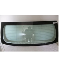 HOLDEN CAPTIVA SERIES 2 - 3/2011 to 12/2017 - 5/7 SEATER WAGON - REAR WINDSCREEN GLASS - HEATED - GREEN - NO WIPER HOLE - GLUED ON - 1210W X 475H