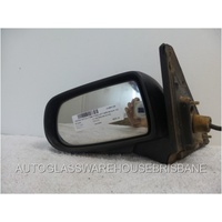 MAZDA 121 METRO - 5DR HATCH 11/1996>11/2002 - PASSENGER - LEFT SIDE MIRROR - BLACK - COMPLETE