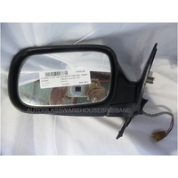 SUBARU LIBERTY 3RD GEN - 11/1998 to 8/2003 - 4DR SEDAN - LEFT SIDE MIRROR - BLACK