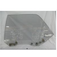 NISSAN SKYLINE R32 - 1989 to 1993 - 4DR SEDAN HARDTOP - LEFT SIDE REAR DOOR GLASS