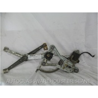 MERCEDES W124 - 4DR SEDAN 2/1986>1996 - PASSENGER - LEFT SIDE FRONT WINDOW REGULATOR - ELECTRIC