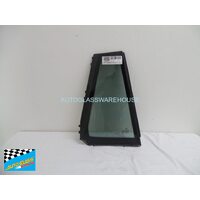 BMW X3 E83 - 6/2004 TO 2/2011 - 5DR WAGON - DRIVERS - RIGHT SIDE REAR QUARTER GLASS - SEKURIT - GREEN