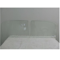 HOLDEN FJ-FX - 1948 TO 1956 - SEDAN/UTE/PANEL VAN - 2-PIECE FRONT WINDSCREEN GLASS - CLEAR