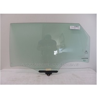 HYUNDAI TUCSON TL - 8/2015 TO 3/2021 - 5DR WAGON - PASSENGERS - LEFT SIDE REAR DOOR GLASS - GREEN - WITH FITTINGS