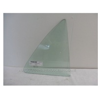 MAZDA 323 BJ PROTAGE - 9/1998 to 12/2003 - 4DR SEDAN - DRIVERS - RIGHT SIDE REAR QUARTER GLASS - GREEN