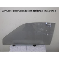 DAIHATSU CHARADE G100 - 6/1987 to 6/1993 - 3DR HATCH - PASSENGERS - LEFT SIDE FRONT DOOR GLASS