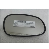 DAEWOO LANOS - 9/1997 TO 10/2003 - 3DR/5DR HATCH - RIGHT SIDE MIRROR - WITH BACKING PLATE