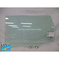 HONDA JAZZ GK5- 8/2014 to CURRENT - 5DR HATCH - LEFT SIDE REAR DOOR GLASS - GREEN