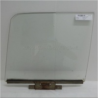 DATSUN/NISSAN 1200 - 1970 to 1973 - SEDAN/UTE - PASSENGERS - LEFT SIDE FRONT DOOR GLASS - CLEAR - MADE-TO-ORDER