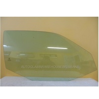 NISSAN SILVIA S13 - 1988 to 1994 - 2DR COUPE - DRIVERS - RIGHT SIDE FRONT DOOR - GREEN NO FITTINGS (6 HOLES)