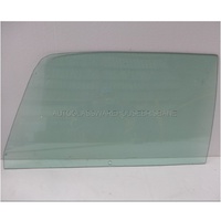 CHRYSLER VALIANT VH-VJ - 1971 to 1972 - 2DR HARDTOP - PASSENGERS - LEFT SIDE FRONT DOOR GLASS (WITH VENT) - GREEN (MADE TO ORDER)