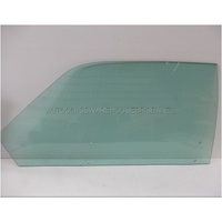 CHRYSLER VALIANT VH-VJ - 1973 to 1976 - 2DR HARDTOP WITHOUT VENT - PASSENGERS - LEFT SIDE FRONT DOOR GLASS (FULL) - GREEN (MADE TO ORDER)