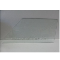 MAZDA RX-2 - CAPELLA S122A - 1970 to 1978 - 2DR COUPE - PASSENGERS - LEFT SIDE FRONT DOOR GLASS - CLEAR - MADE-TO-ORDER