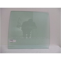 BMW 5 SERIES E34 - 9/1988 to 1/1996 - 4DR SEDAN - LEFT SIDE REAR DOOR GLASS - GREEN