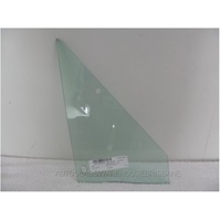 JEEP CHEROKEE JB - 4/1994 to 7/1997 - 4DR WAGON - DRIVERS - RIGHT SIDE FRONT QUARTER GLASS - 2 HOLES - GREEN
