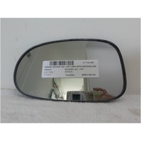 NISSAN MAXIMA A33 - 12/1999 to 11/2003 - 4DR SEDAN - LEFT SIDE MIRROR WITH BACKING PLATE