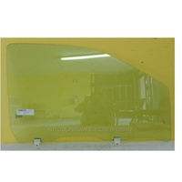 ISUZU MU-X 4WD - 11/2013 TO 5/2021 - 5DR SUV - DRIVERS - RIGHT SIDE FRONT DOOR GLASS - WITH FITTING - GREEN