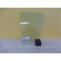 ISUZU MU-X 4WD - 11/2013 TO 5/2021 - 5DR SUV - PASSENGERS - LEFT SIDE REAR QUARTER GLASS - GREEN