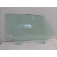 AUDI A7 4G - 4/2011 ONWARDS - 5DR HATCH - PASSENGERS - LEFT SIDE REAR DOOR GLASS - GREEN