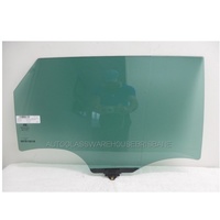 HYUNDAI TUCSON TL - 8/2015 TO 3/2021 - 5DR WAGON - RIGHT SIDE REAR DOOR GLASS - DARK GREEN