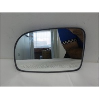 HYUNDAI SANTA FE CM (1) - 5/2006 to 08/2012 - 5DR WAGON - LEFT SIDE MIRROR - FLAT GLASS WITH BACKING PLATE (196 WIDE X 130 HIGH) 