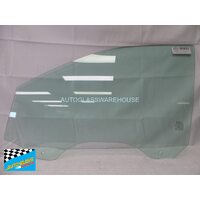 FORD EVEREST UA - 10/2015 to 7/2022 - 5DR WAGON - PASSENGERS - LEFT SIDE FRONT DOOR GLASS - GREEN