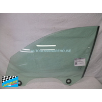 BMW 3 SERIES F34 GT - 9/2013 to CURRENT - 5DR HATCH - LEFT SIDE FRONT DOOR GLASS - GREEN