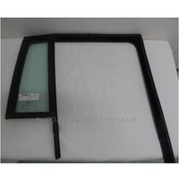 JEEP COMPASS MK - 03/2007 to 12/2016 - 4DR WAGON - RIGHT SIDE REAR QUARTER GLASS - ENCAPSULATED WITH MOULD