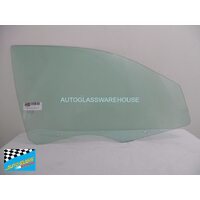 DODGE AVENGER JS - 8/2007 to 7/2010 - 4DR SEDAN - RIGHT SIDE FRONT DOOR GLASS - GREEN 