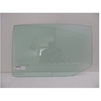 DODGE AVENGER JS - 8/2007 to 7/2010 - 4DR SEDAN - LEFT SIDE REAR DOOR GLASS - GREEN 