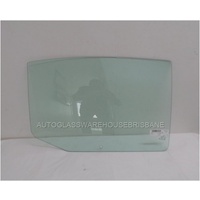 DODGE AVENGER JS - 8/2007 to 7/2010 - 4DR SEDAN - RIGHT SIDE REAR DOOR GLASS - GREEN 