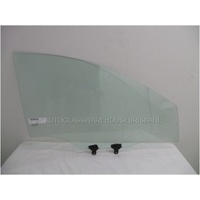 KIA PICANTO TA - 4/2016 to 4/2017 - 5DR HATCH - DRIVER - RIGHT SIDE FRONT DOOR GLASS - GREEN
