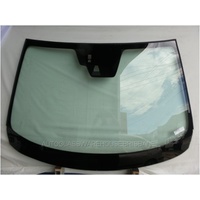 MAZDA 6 GJ/GL - 12/2012 to CURRENT - SEDAN/WAGON - FRONT WINDSCREEN GLASS - R/S BRACKET, 1 CAMERA, COVER PLATE, MIRROR, TOP&SIDE MOULD - GREEN