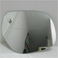 MITSUBISHI OUTLANDER ZJ/ZK - 11/2012 to 10/2021- 5DR WAGON - RIGHT SIDE MIRROR - FLAT MIRROR GLASS ONLY (190w x 150h)