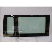 FORD TRANSIT VH/VJ/VM - 11/2000 to 9/2014 - MWB VAN - RIGHT SIDE REAR GLASS - GREEN - 1330 X 628