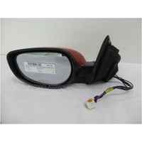 MAZDA RX8 FE - 7/2003 to 11/2011 - 2DR COUPE - LEFT SIDE MIRROR - RED - E4 012218 - 012219