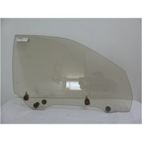 NISSAN LAUREL KC33 - 1989 -1/1993 - 4DR HARDTOP - RIGHT SIDE FRONT DOOR GLASS - BRONZE - 7 HOLE (MOUNTS) 770 WIDE X 440 BACK EDGE