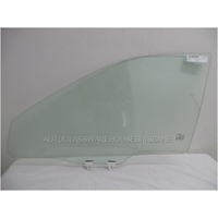 MAZDA CX5/CX8 - 2/2017 to CURRENT - 5DR WAGON - PASSENGERS - LEFT SIDE FRONT DOOR GLASS - WITH FITTINGS - GREEN 