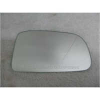 FORD LASER KF/KH - 3/1990 to 10/1994 - SEDAN/HATCH - RIGHT SIDE MIRROR - FLAT GLASS ONLY - 170 wide x 103mm