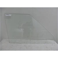 FORD CORTINA TD-TE - 1973 to 1979 - 4DR SEDAN - DRIVERS - RIGHT SIDE FRONT DOOR GLASS - 3 HOLES - CLEAR - CALL FOR STOCK