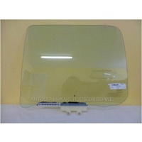 ISUZU D-MAX - 7/2008 TO 6/2012 - UTE - PASSENGERS - LEFT SIDE REAR DOOR GLASS - GREEN