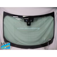 LANDROVER DISCOVERY 5 - 07/2017 to CURRENT - 5DR SUV - FRONT WINDSCREEN GLASS - RAIN SENSOR, ADAS, ACOUSTIC, SOLAR, TOP MOULD, RETAINER - GREEN