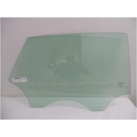 AUDI A5 SPORT - 1/2010 to 12/2016 - R55/5DR HATCH (8TA) - RIGHT SIDE REAR DOOR GLASS - GREEN