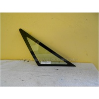 MAZDA 626 GC - 1/1983 TO 9/1987 - 5DR HATCH - PASSENGERS - LEFT SIDE REAR OPERA GLASS - GREEN
