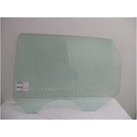 DODGE JOURNEY JC - 9/2009 to 12/2016 - 5DR WAGON - LEFT SIDE REAR DOOR GLASS - GREEN