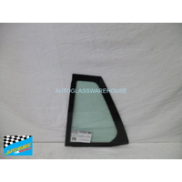 MERCEDES C CLASS 204 SERIES - 6/2007 TO 12/2014 - 4DR WAGON - PASSENGERS - LEFT SIDE REAR QUARTER GLASS - (IN REAR DOOR) - GREEN