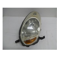 NISSAN MICRA K12 - 8/2007 to 10/2010 - HATCH - PASSENGERS - LEFT SIDE HEADLIGHT - VALEO - 1816