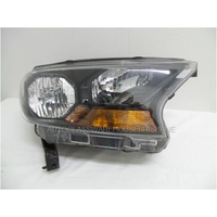 FORD RANGER PX - PT - 10/2011 to CURRENT - UTE - RIGHT SIDE HEADLIGHT - BLACK - EB3B-13W029-CK