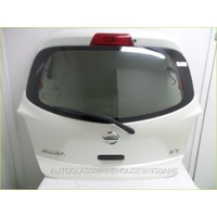 NISSAN MICRA K13 - 11/2010 TO 12/2016 - 5DR HATCH - REAR TAILGATE GLASS - BRISBANE PICK UP ONLY